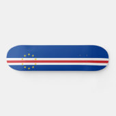 Skateboard Drapeau du Cap-Vert (Horz)