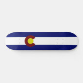 Skateboard Drapeau du Colorado (Horz)