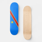 Skateboard Drapeau du Congo Kinshasa (Recto)