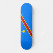 Skateboard Drapeau du Congo Kinshasa (Recto)