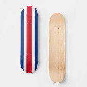 Skateboard Drapeau du Costa Rica (Recto)