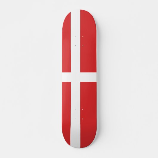 Skateboard Drapeau du Danemark (Devant)