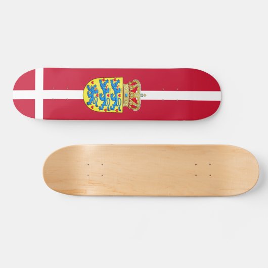 Skateboard Drapeau du Danemark (Horz)