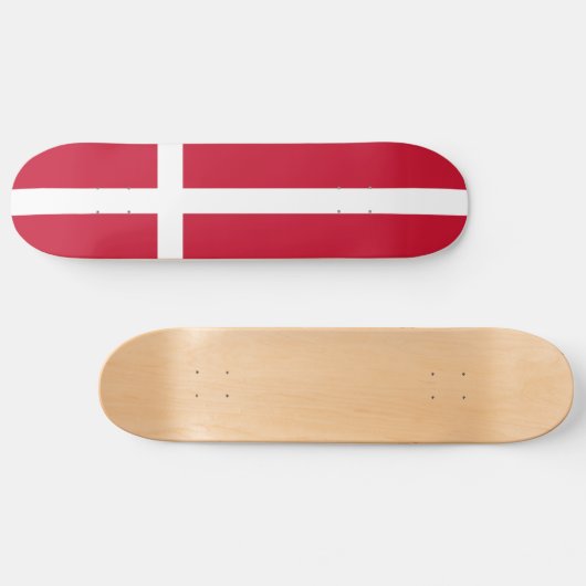 Skateboard Drapeau du Danemark (Horz)