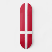 Skateboard Drapeau du Danemark (Recto)