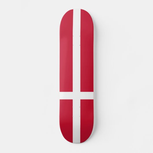 Skateboard Drapeau du Danemark (Recto)
