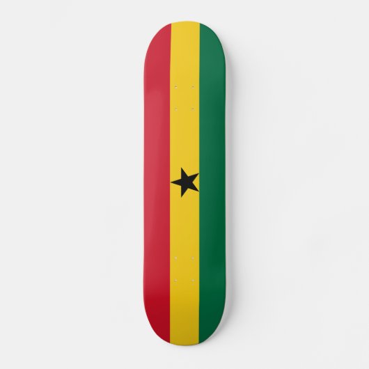 Skateboard Drapeau du Ghana (Recto)