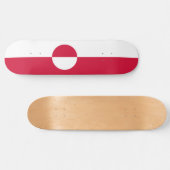 Skateboard Drapeau du Groenland (Horz)