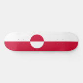 Skateboard Drapeau du Groenland (Horz)