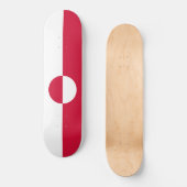 Skateboard Drapeau du Groenland (Recto)