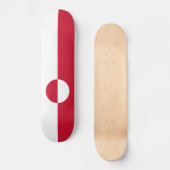 Skateboard Drapeau du Groenland (Recto)