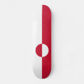 Skateboard Drapeau du Groenland (Recto)