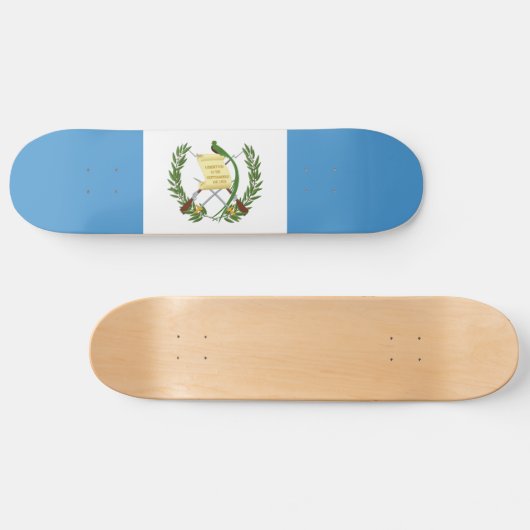 Skateboard Drapeau du Guatemala (Horz)
