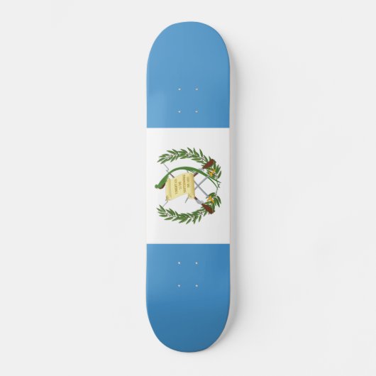 Skateboard Drapeau du Guatemala (Recto)