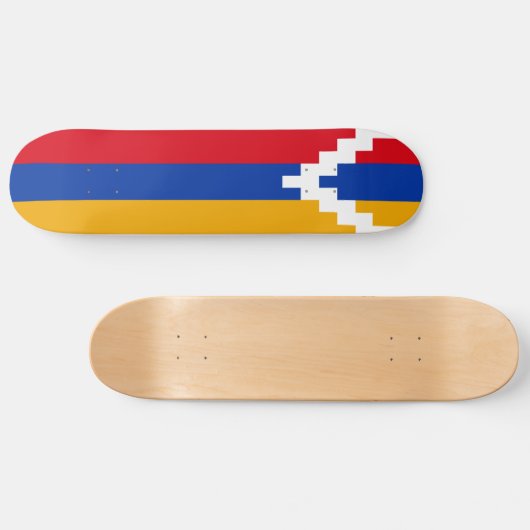 Skateboard Drapeau du Haut-Karabakh (Horz)
