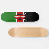 Skateboard Drapeau du Kenya (Horz)