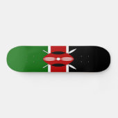 Skateboard Drapeau du Kenya (Horz)
