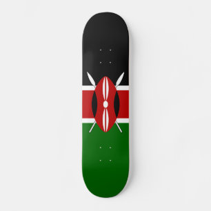Skateboard Drapeau du Kenya