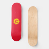Skateboard Drapeau du Kirghizistan (Recto)
