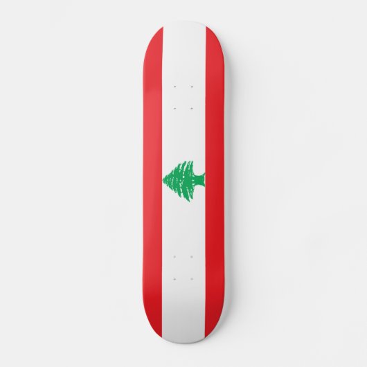 Skateboard Drapeau du Liban (Recto)
