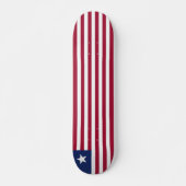 Skateboard Drapeau du Libéria (Devant)