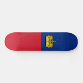 Skateboard Drapeau du Liechtenstein (Horz)