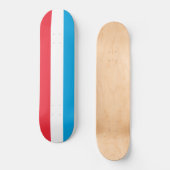 Skateboard Drapeau du Luxembourg (Recto)