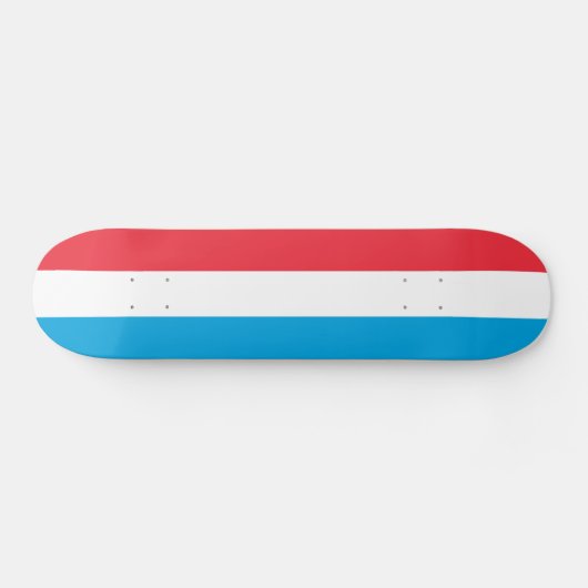 Skateboard Drapeau du Luxembourg (Horz)