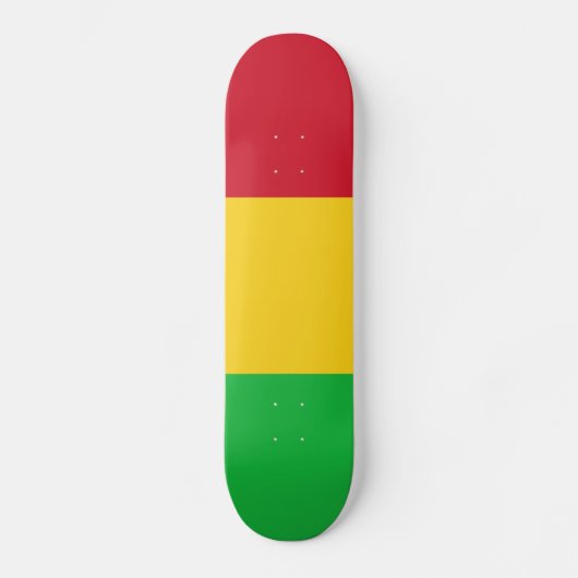 Skateboard Drapeau du Mali patriotique (Recto)
