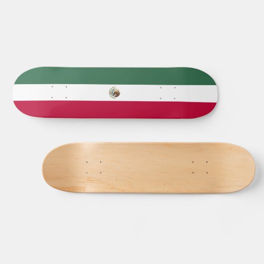 Skateboard Drapeau du Mexique (Horz)