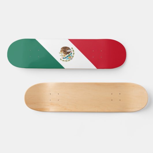 Skateboard Drapeau du Mexique (Horz)