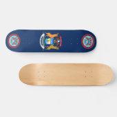 Skateboard Drapeau du Michigan (Horz)