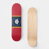 Skateboard Drapeau du Mississippi (Recto)