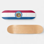 Skateboard Drapeau du Missouri (Horz)