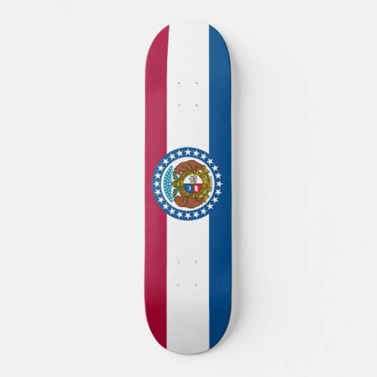 Skateboard Drapeau du Missouri (Recto)