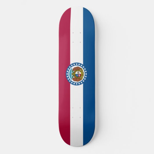 Skateboard Drapeau du Missouri (Recto)