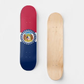 Skateboard Drapeau du Missouri (Recto)