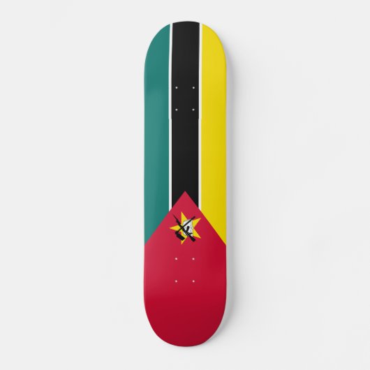 Skateboard Drapeau du Mozambique (Recto)