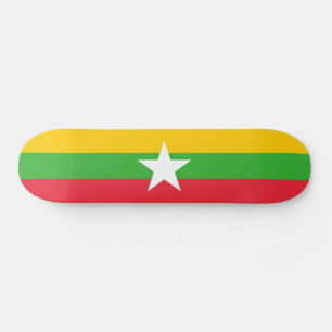 Skateboard Drapeau du Myanmar