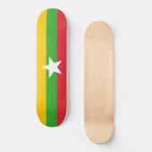 Skateboard Drapeau du Myanmar (Recto)