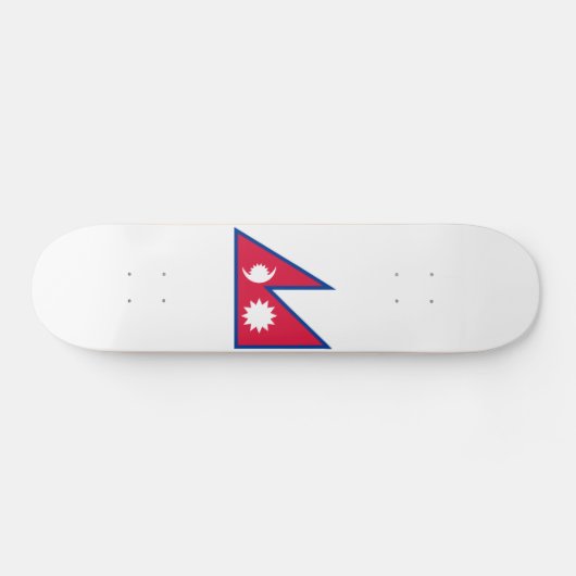 Skateboard Drapeau du Népal (Horz)