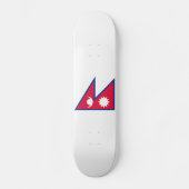 Skateboard Drapeau du Népal (Recto)