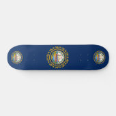 Skateboard Drapeau du New Hampshire (Horz)