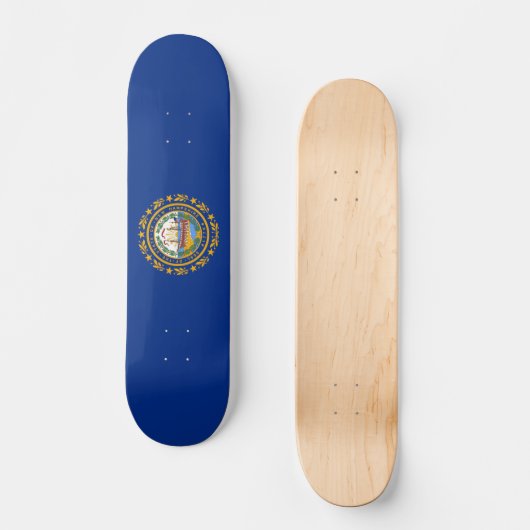 Skateboard Drapeau du New Hampshire (Recto)
