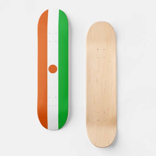 Skateboard Drapeau du Niger (Recto)
