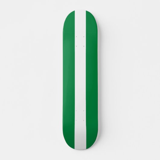 Skateboard Drapeau du Nigeria (Devant)