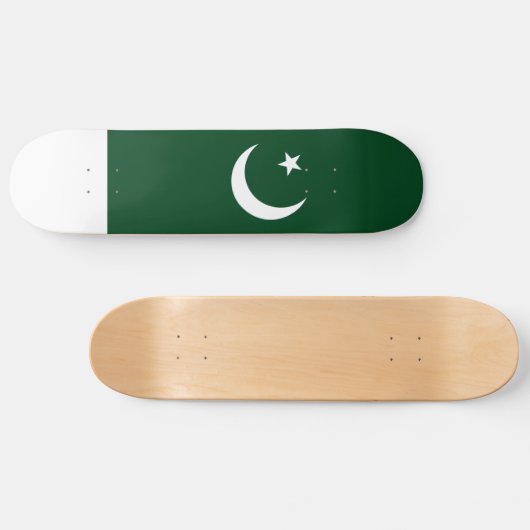 Skateboard Drapeau du Pakistan (Horz)