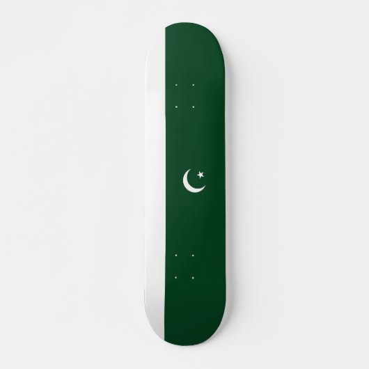 Skateboard Drapeau du Pakistan (Devant)