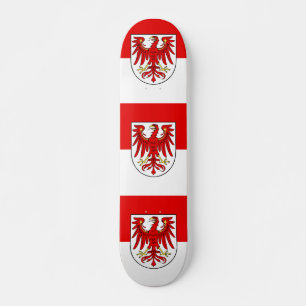 Skateboard Drapeau du plateau de Brandebourg