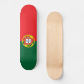 Skateboard Drapeau du Portugal (Recto)